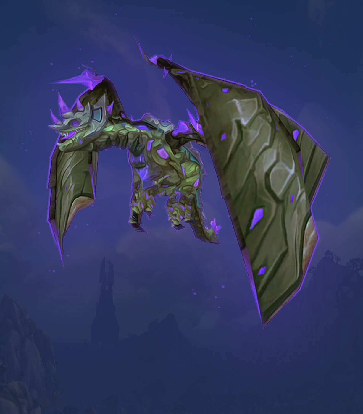 Phosphorescent Stone Drake Mount